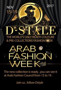 Arab Fashion Week Novembre 2017